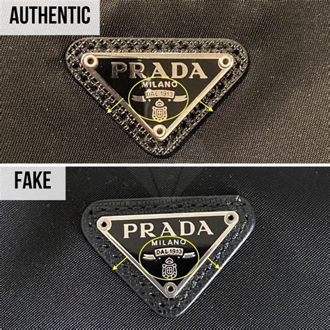 how can you tell a fake from real prada purse|knock off prada purses handbags.